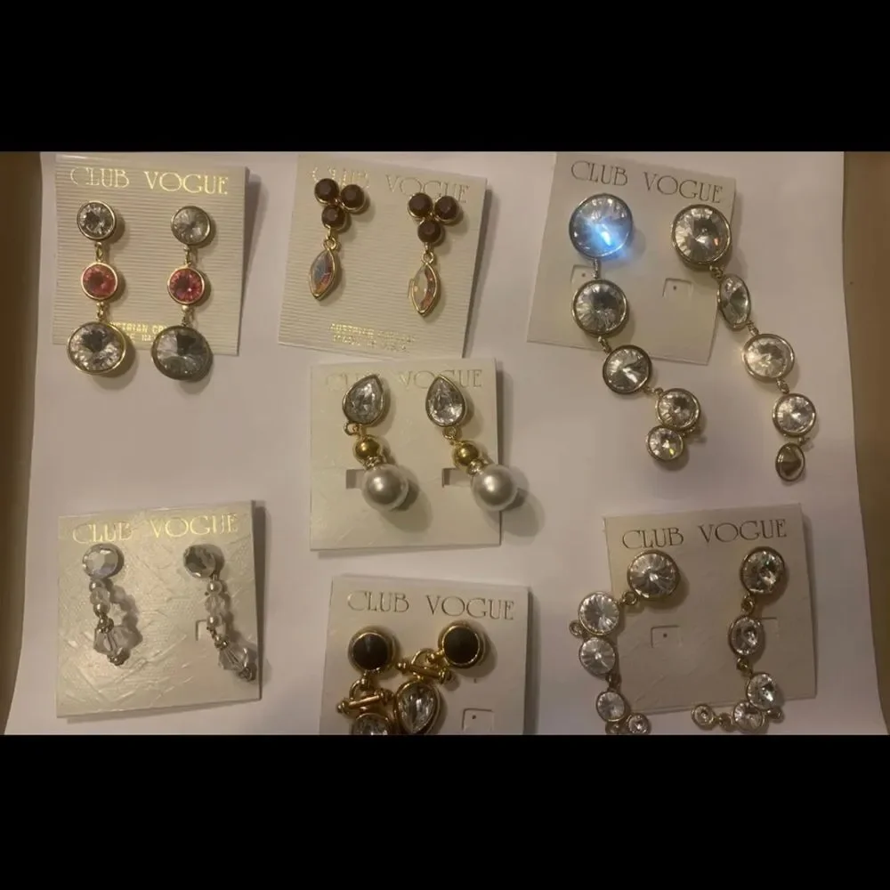 7 Club Vogue Jewelry | Club Vogue Golden Earrings